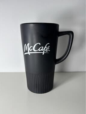 Rare McDonald's McCafe Black Coffee Mug